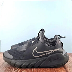 Nike GS Flex Runner 2, Kid's sz 4Y, Black/Flat Pewter-anthracite-photo Blue